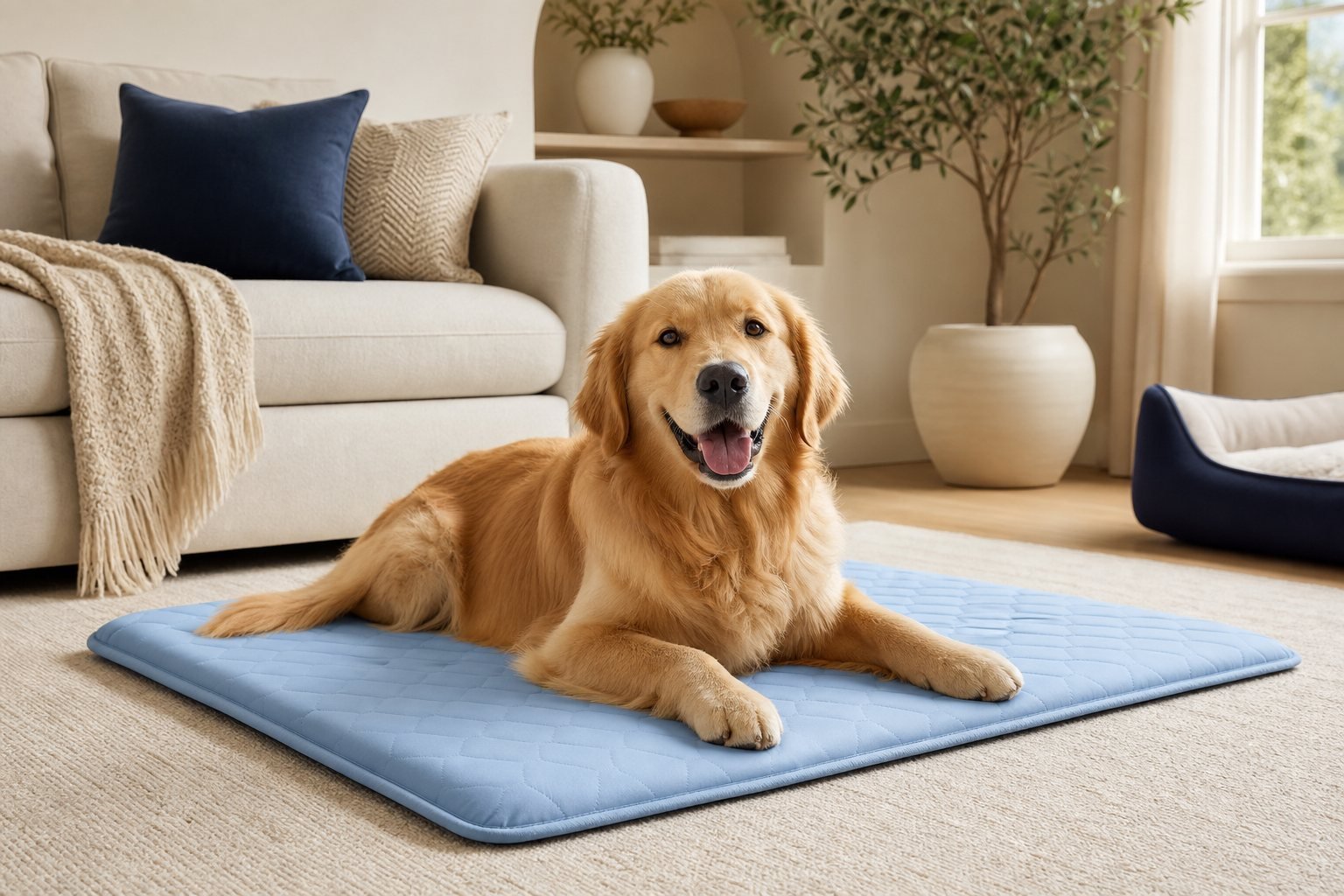 Happy pet using NuvaPaws product