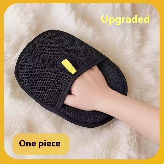 Pet Hair Remover Mitt Pet Hair Remover Gloves Deshedding Brush Glove For Dog Cat Rabbit With Long Short Curly Hair - Image 7