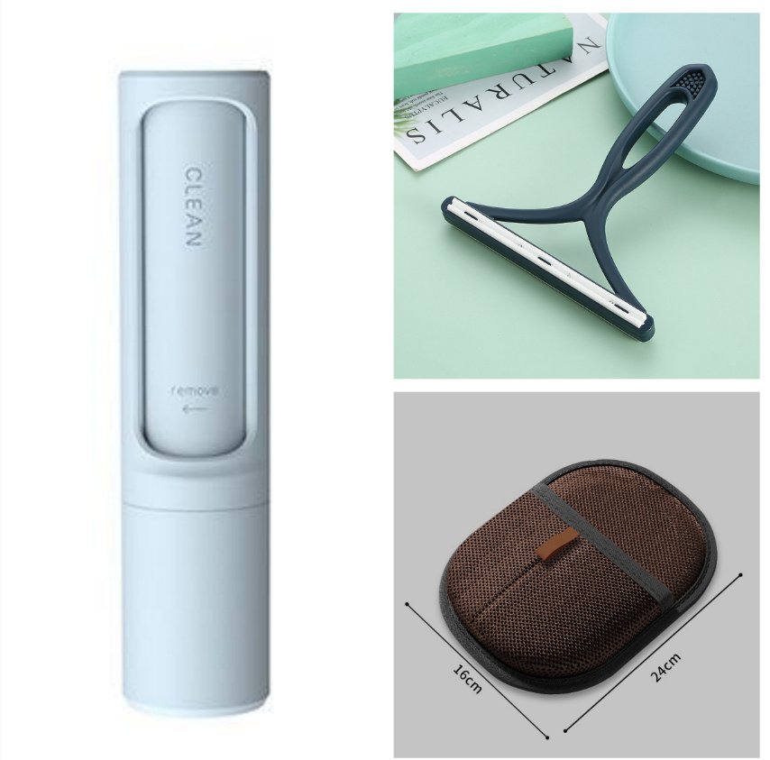 Pet Hair Remover Mitt Pet Hair Remover Gloves Deshedding Brush Glove For Dog Cat Rabbit With Long Short Curly Hair - Image 3
